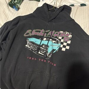 Brandy Melville Black Graphic Hoodie